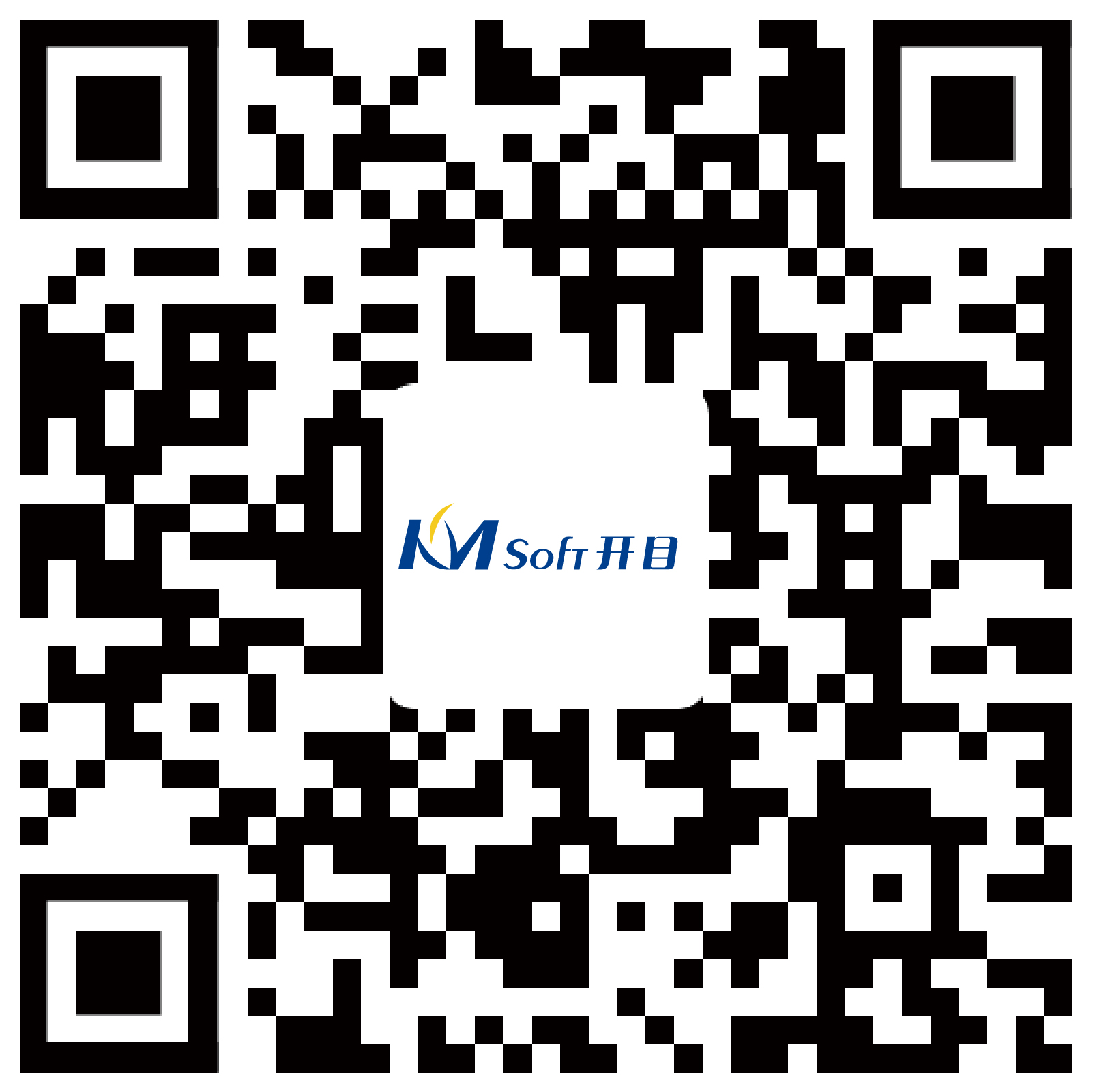 開目公眾號二維碼